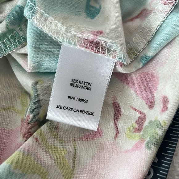 Torrid Tropical Floral Super Soft Knit Midi Dress NWT Size Large - Picture 10 of 11